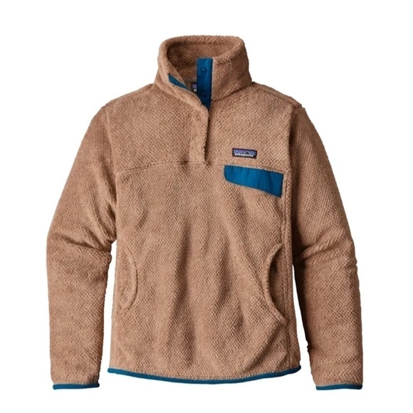 ❤️ PATAGONIA Re Tool Snap -T Fleece in light Sesame D18 - Picture 1 of 10